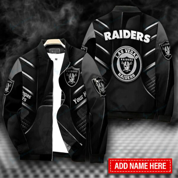 Las Vegas Raiders Personalized Bomber Jacket BG346