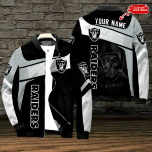 Oakland Raiders NFL 3D Bomber Jacket - T-shirts Low Price