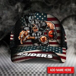 Las Vegas Raiders Logo Pattern14 3D Printing Baseball Cap Classic Hat Skull  Metal 3D Classic Cap Gift For Fan Football Lovers in 2023
