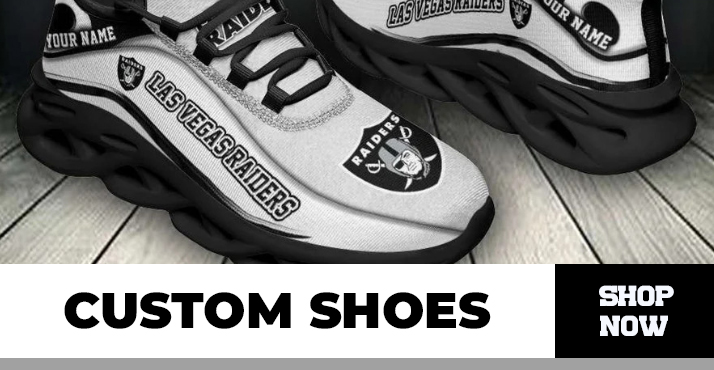 Football Crocs LV Raiders Personalized Chain Breaking Wall Clog Shoes -  365crocs